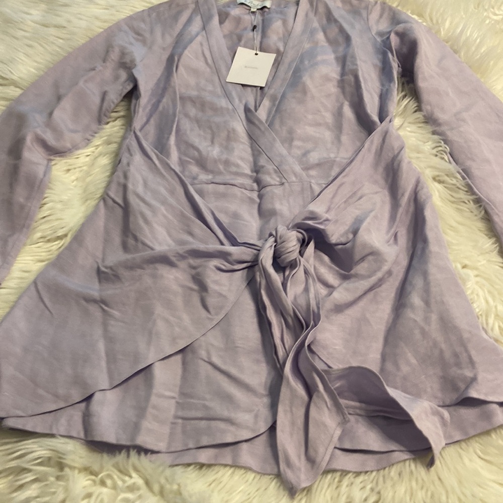 L’academie  Dress size S brand new beautiful lilac color long sleeve - Picture 11 of 11
